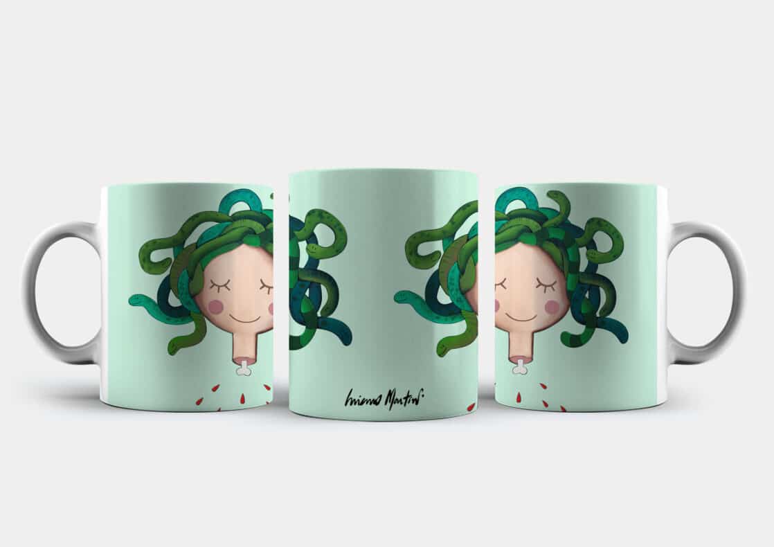 Caneca Releitura Medusa Luciano Martins