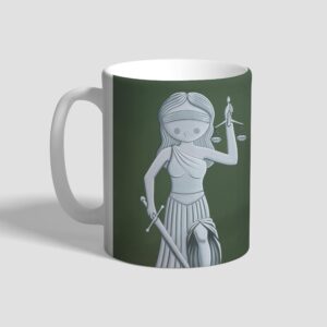 Caneca Deusa da Justiça
